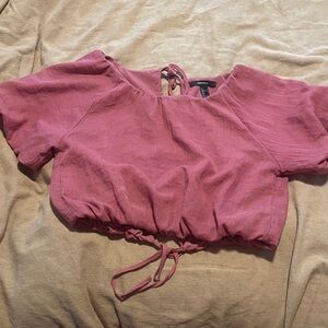 Forever 21 crop top open back